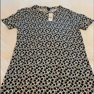 Ann Taylor black and white size M NWT shirt